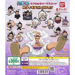 Bandai Gashapon One Piece Capsule Rubber Mascot Luffy