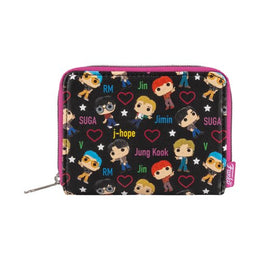 Cartera -BTS Band with Hearts