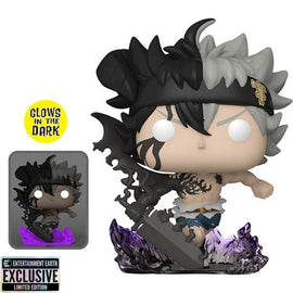 Funko Pop! Animación: Black Clover - Demon Asta- Glow In The Dark - Exclusivo Entertaiment Earth