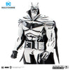 Figura de Acción de McFarlane: DC Batman White Kight - Batman Sketch Edition Gold Label 7 Pulgadas.