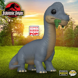 Funko Jurassic Park Brachiosaurus Super 6-Inch Pop! Vinyl Figure #1443 - Exclusivo Entertaiment Earth