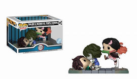 Funko Pop Moment! - Demon Slayer - Tanjiro & Nezuko VS. Temple Demon #1419 - Special Edition