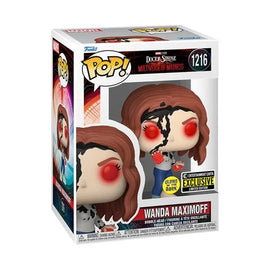 Funko Pop! Marvel Doctor Strange in The Multiverse of Madness Wanda Maximoff - Glow-in-The-Dark Vinyl Figure