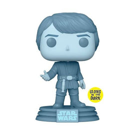 Funko POP! Star Wars: Return of The Jedi 40th Hologram Luke Glow-in-The-Dark Pop! Figura de vinilo - Entertainment Earth Exclusivo