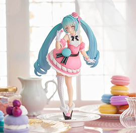 Figura Furyu - Hatsune Miku - Sweet Sweets Macaroon - Statuette Exceed Creative