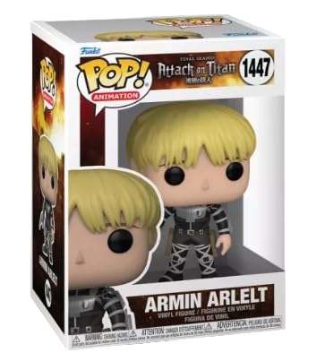 Funko Pop! Animation: Attack on Titan Final Season - Armin Arlelt Common Bundled with a Byron's Attic Protector