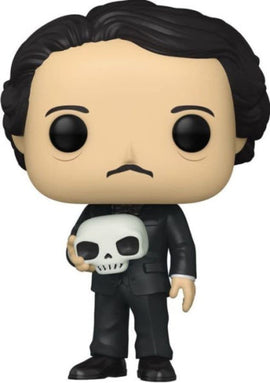 Funko Pop! Edgar Allan Poe 21 Edgar Allan Poe con calavera brilla en la oscuridad