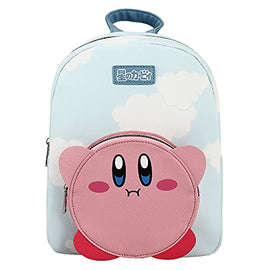 Mini Mochila - Kirby Cloud AOP Mini Backpack with Die-Cut Pocket