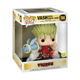 Funko Pop! Deluxe: Trigun - Vash with Angel Arm, Glow in The Dark