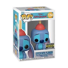 Funko Pop! Lilo & Stitch Stitch with Plunger Pop! Vinyl Figure #1354 - Entertainment Earth Exclusive