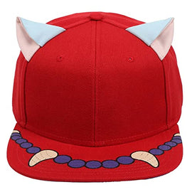 Gorra Bioworld Inuyasha Anime Cartoon Necklace Red & Blue Snapback Hat