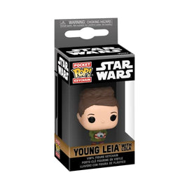 Funko Pop! Keychain: Star Wars - OBI-Wan Kenobi, Young Leia with Lola
