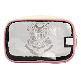 Set de viaje -Bolso Cosmetiquera - Bioworld Harry Potter Hogwarts Crest 3-Piece Travel Toiletry Set