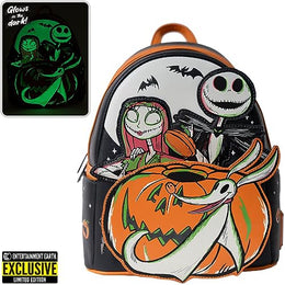 Mini Mochila Longefly Disney 100 Nightmare Before Christmas - Brilla en la oscuridad