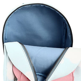 Mini Mochila - Kirby Cloud AOP Mini Backpack with Die-Cut Pocket