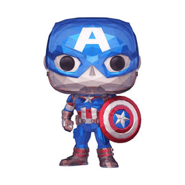 Funko Pop! Marvel: Captain America *Faceted Special Edition