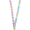 Hello Kitty Strawberry Milk 22 Inch Lanyard With Rubber Charm And Clear ID Sleeve