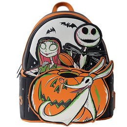 Mini Mochila Longefly Disney 100 Nightmare Before Christmas - Brilla en la oscuridad