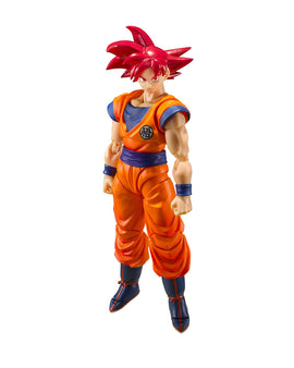 Figura Articulada S.H Figuarts - TAMASHII NATIONS - Dragon Ball Super - Super Saiyan God Son Goku Saiyan Dios