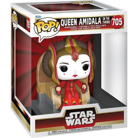 Funko Pop! - Star Wars: Episode I - The Phantom Menace Queen Amidala on the Throne Deluxe Funko Pop! Vinyl Figure #705