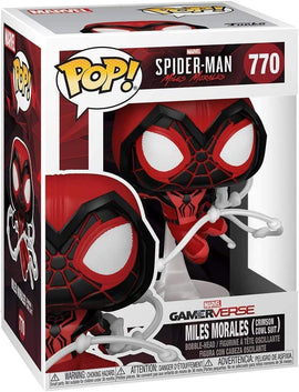Funko Pop! Marvel Gameverse - Spider-Man Miles Molares - Miles Morales Con Traje Carmesí #770