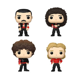 Funko Pop! Rocks: Queen - Freddie Mercury, Brian May, John Deacon, Roger Taylor (Radio Gaga), 4-Pack