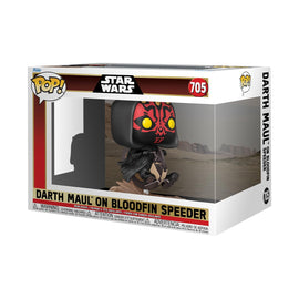 Funko Pop! Rides Deluxe: Star Wars Episode 1 - The Phamtom Menace 25th Anniversary, Darth Maul on Bloodfin Speeder