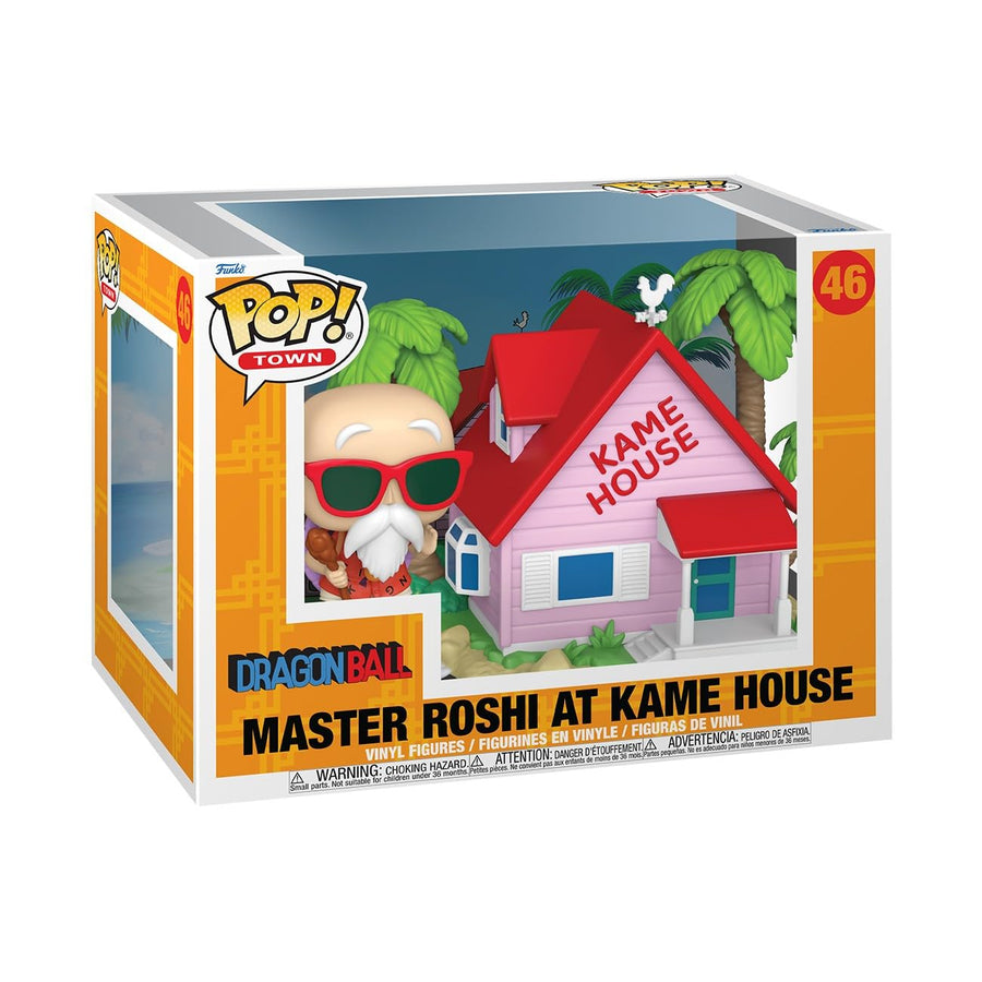 FUNKO Pop! Town: DB - Dragon Ball - Kame House with Master Roshi