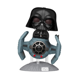 Funko Pop! Rides Deluxe: Star Wars: Star Wars Darkside - Darth Vader with Tie Advanced x1 Starfighter