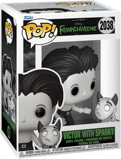 FUNKO POP DISNEY - FRANKENWEENIE - VICTOR WITH SPARKY #2038