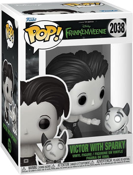 FUNKO POP DISNEY - FRANKENWEENIE - VICTOR WITH SPARKY #2038