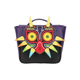 Bolso Bioworld The Legend Of Zelda Majora's Mask Women's Purple Convertible Mini Backpack