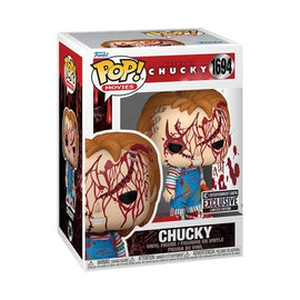 Funko - Bride of Chucky - Chucky Bloody Pop! Vinyl Figure - EE Exclusive
