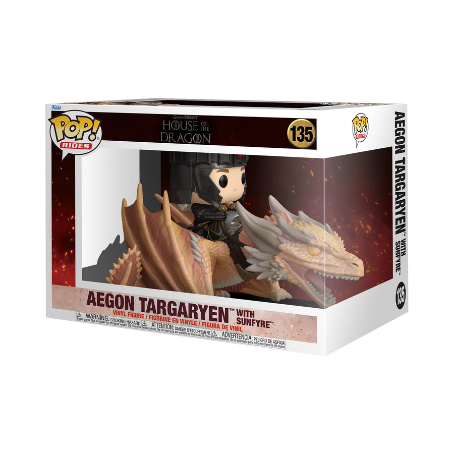 Funko Pop! Rides: House of The Dragon - Aegon Targaryen with Sunfyre