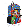 Mochila Bioworld Super Mario Bros Characters & Power-Ups 16" Youth 5-Piece Backpack Set
