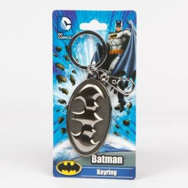 Batman Shield Logo Pewter Llavero