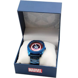 Reloj - Marvel Comics - Captain America Blue Stainless Steel