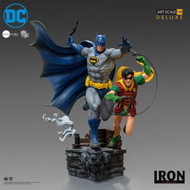 IRON Studios: DC Comics - Batman y Robin Deluxe Escala de Arte 1/10