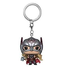 Funko Pop Keychain: Marvel - Thor Love And Thunder - Mighty Thor