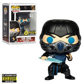 Funko Sub-Zero Glow-in-The-Dark Pop Mortal Kombat 2021 Exclusivo EE