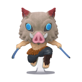 Funko Pop Animation: Demon Slayer - Inosuke Flocked Exclusivo #875