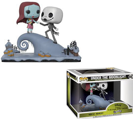 Funko Pop Movie Moment: Nightmare Before Christmas - Jack and Sally On The Hill Collectible Figure, Multicolor