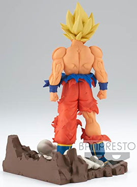 Figura - Banpresto Dragon Ball Z History Box Vol. 3 – Super Saiyan Goku - Figura de Colección Bandai Estatuilla de 7” Original de Banpresto
