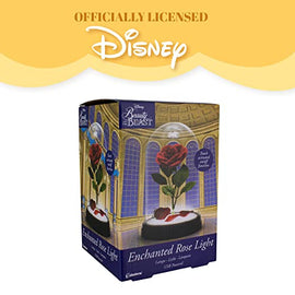 Lampara Paladone Beauty and The Beast Enchanted Rose Light, Touch Activated, Officially Licensed Disney Merchandise