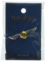 Harry Potter Snitch Pin de solapa de peltre novedoso, plateado, 1 pulgada