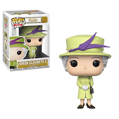 Funko Pop Royals-Queen Elizabeth II Action Figures, Multicolor