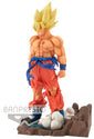 Figura - Banpresto Dragon Ball Z History Box Vol. 3 – Super Saiyan Goku - Figura de Colección Bandai Estatuilla de 7” Original de Banpresto