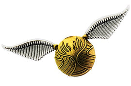Harry Potter Snitch Pin de solapa de peltre novedoso, plateado, 1 pulgada