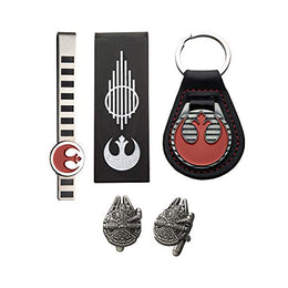Star Wars Rebel Llavero, Tie Clip, Money Clip and Cufflink Set De Regalo