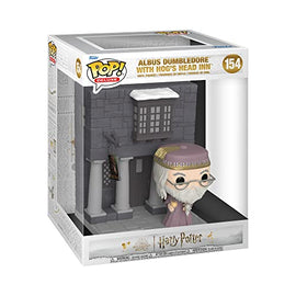 Funko Pop! Deluxe: Harry Potter: Hogsmeade - Albus Dumbledore with Hog's Head Inn, Multicolor, 65646